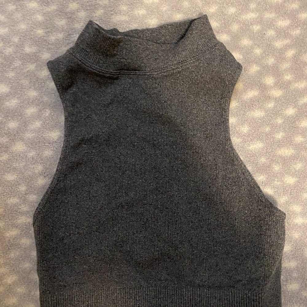 Gray Sports Bra/Leggings Set